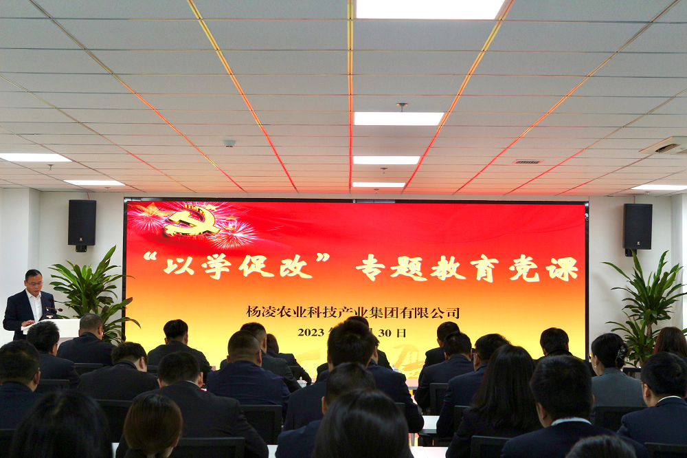 楊凌科技集團(tuán)：黨委召開(kāi)“以學(xué)促改”專(zhuān)題黨課